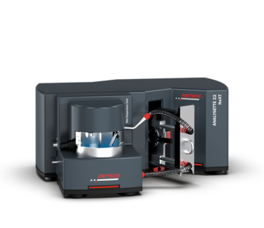 Fritsch Laser Particle Sizer ANALYSETTE 22 with measuring cell pulled out