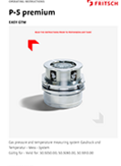 Operating manual EASY-GTM - Gas pressure and temperature measuring system for Planetary Mill P-5 premium