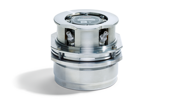 grinding bowl zirconium oxide with special lid with gassing valves and transmitter, 250 ml